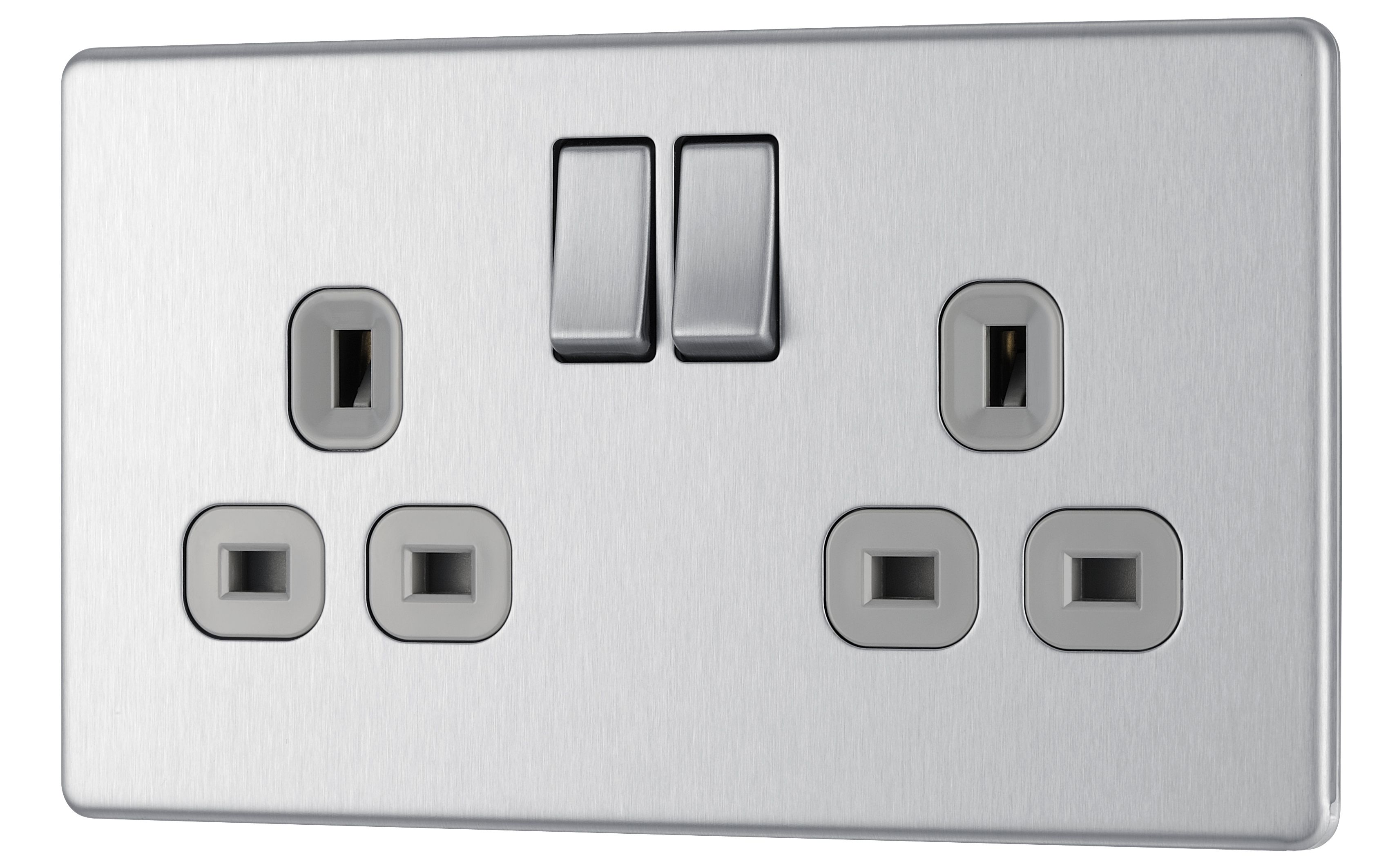 colours-13a-brushed-steel-switched-double-socket-departments-diy-at-b-q