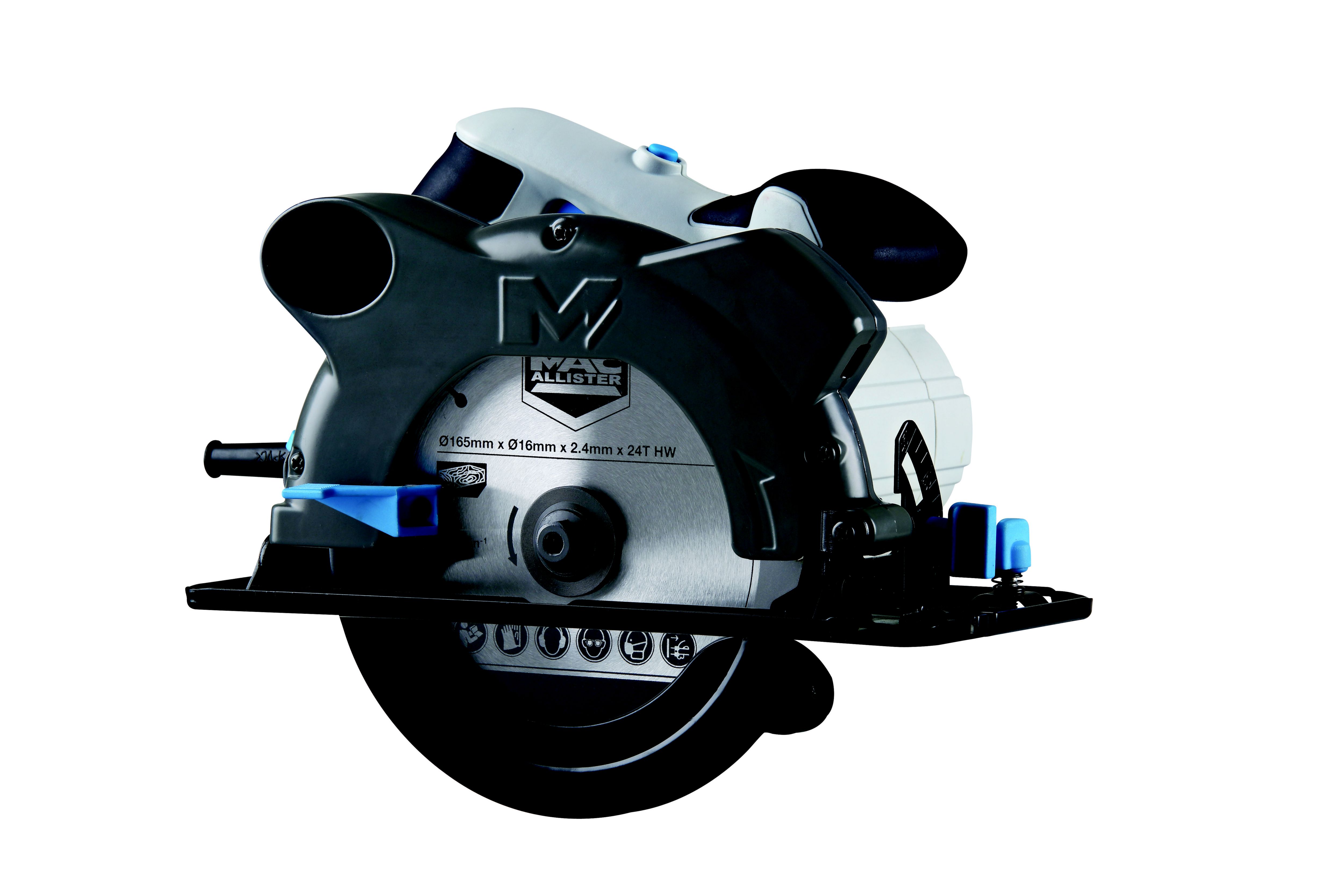 Mac Allister 1200W 165mm Circular Saw MSCS1200 Departments DIY at B&Q