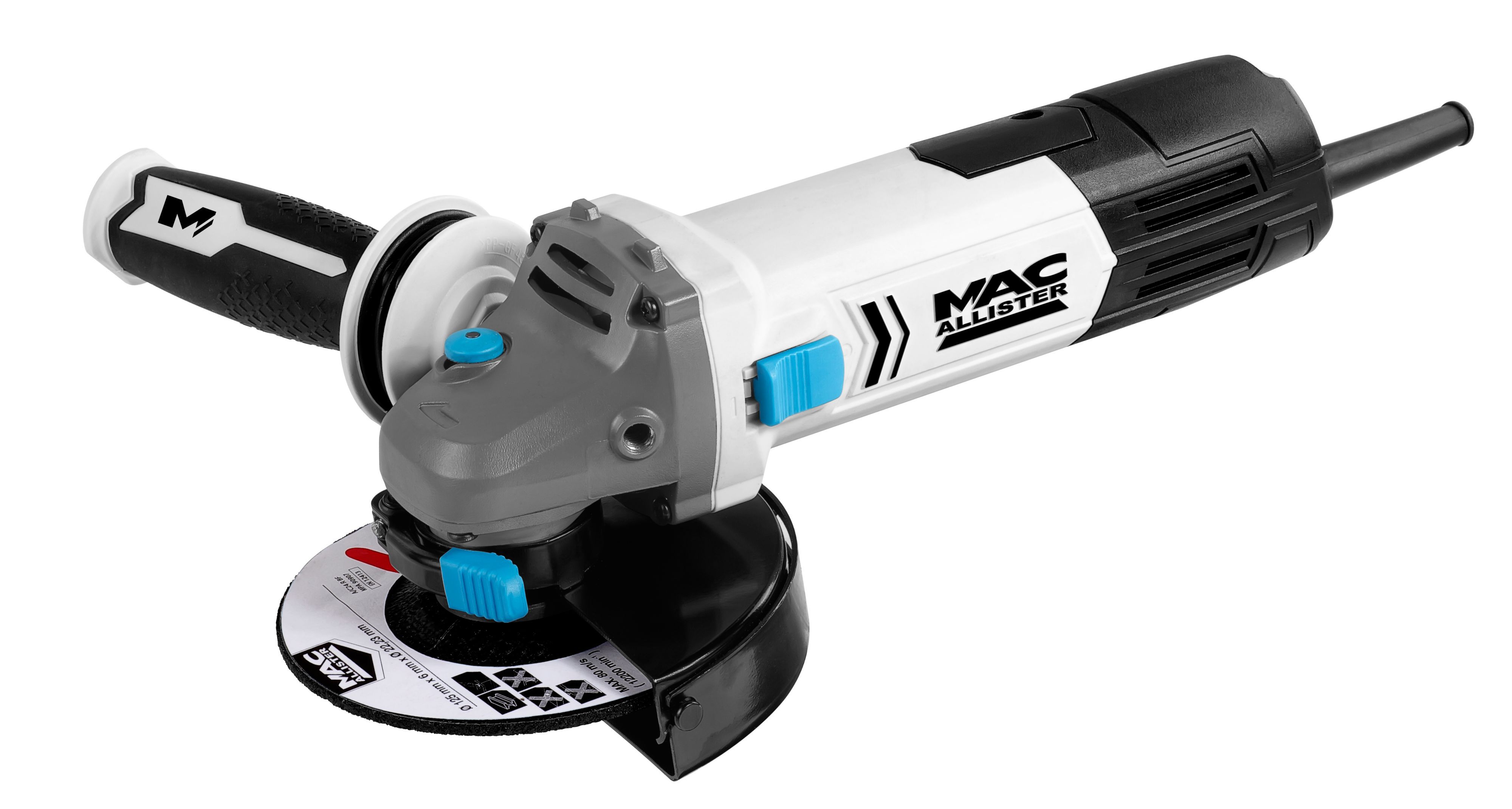 Mac Allister 900W 240V Angle Grinder MEAG900 Departments DIY at B&Q