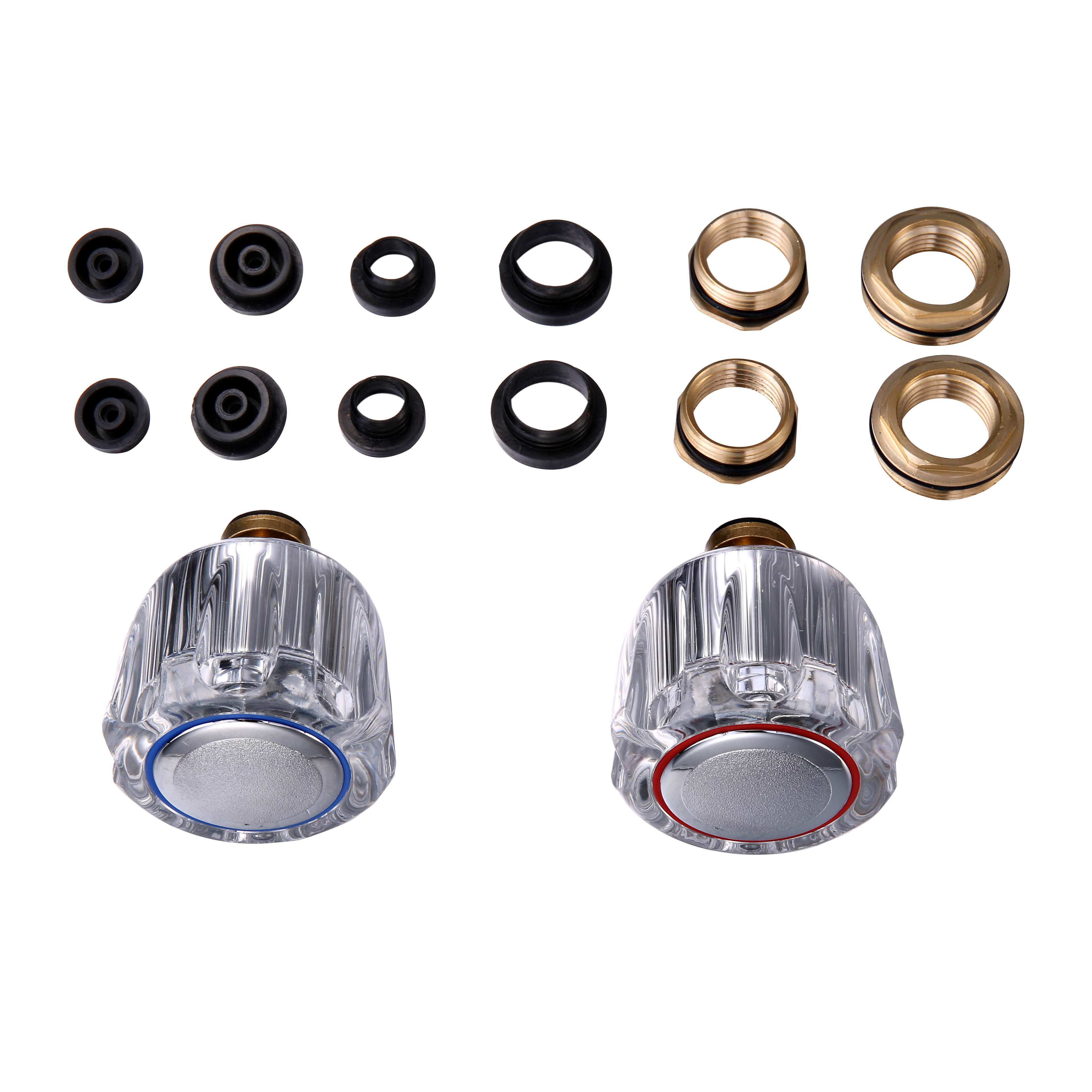 Acrylic Full Turn Tap Gland, Set of 2 Departments DIY at B&Q