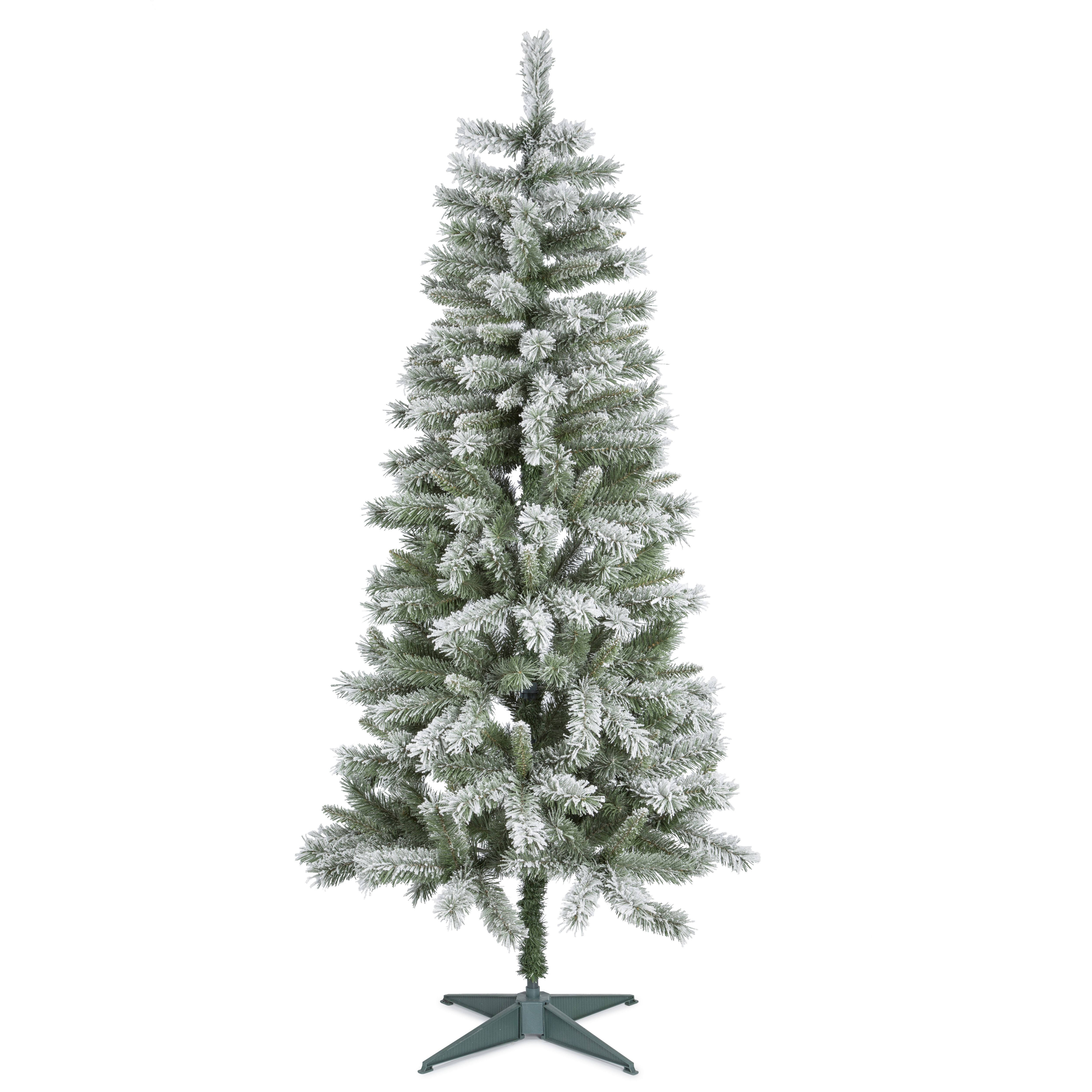 6ft 6In Aspen Snow Covered Christmas Tree Departments DIY at B&Q