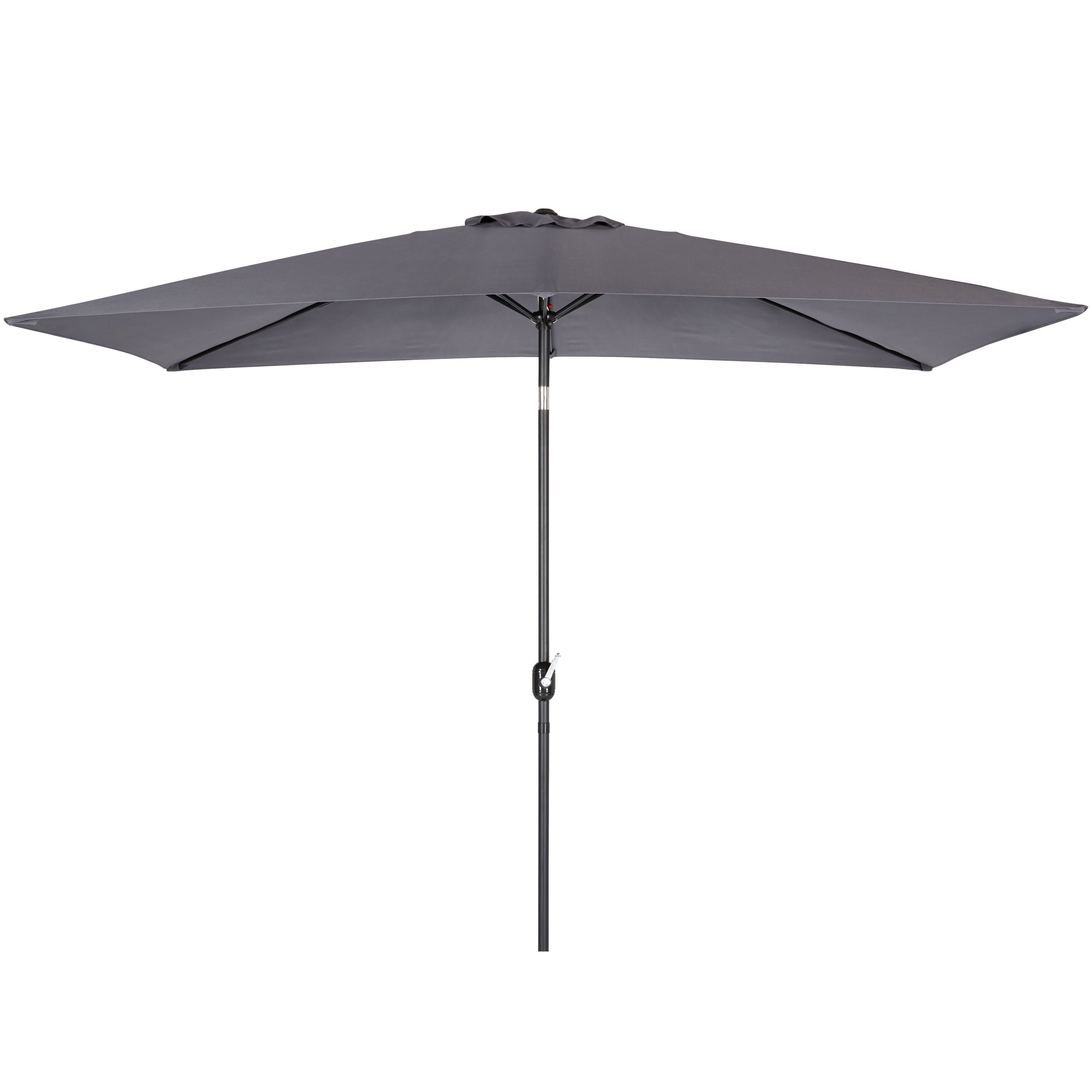 Adelaide 1990 Anthracite Rectangular Parasol | Departments | DIY At B&Q