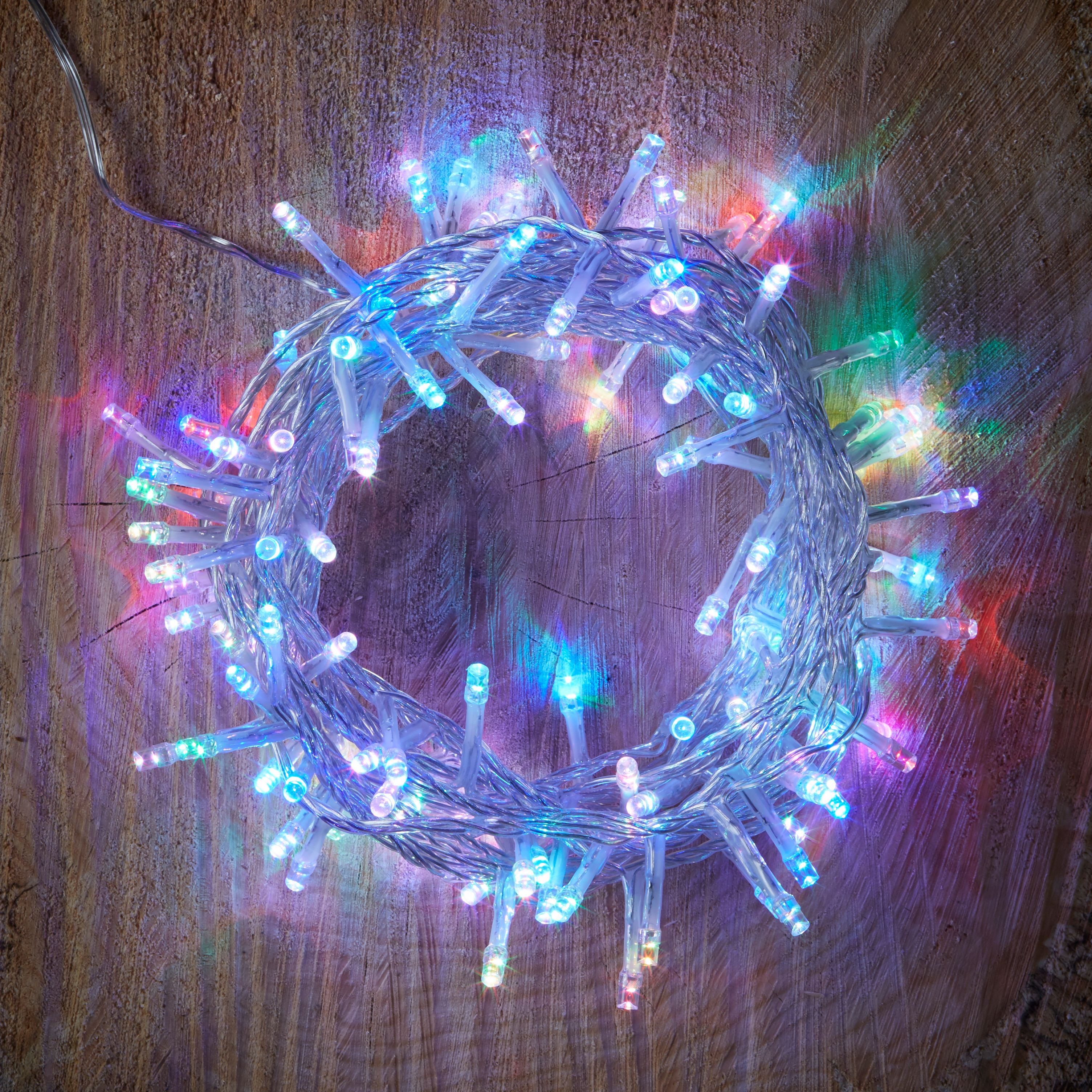 120 Colour Changing LED String Lights | Departments | DIY at B&Q