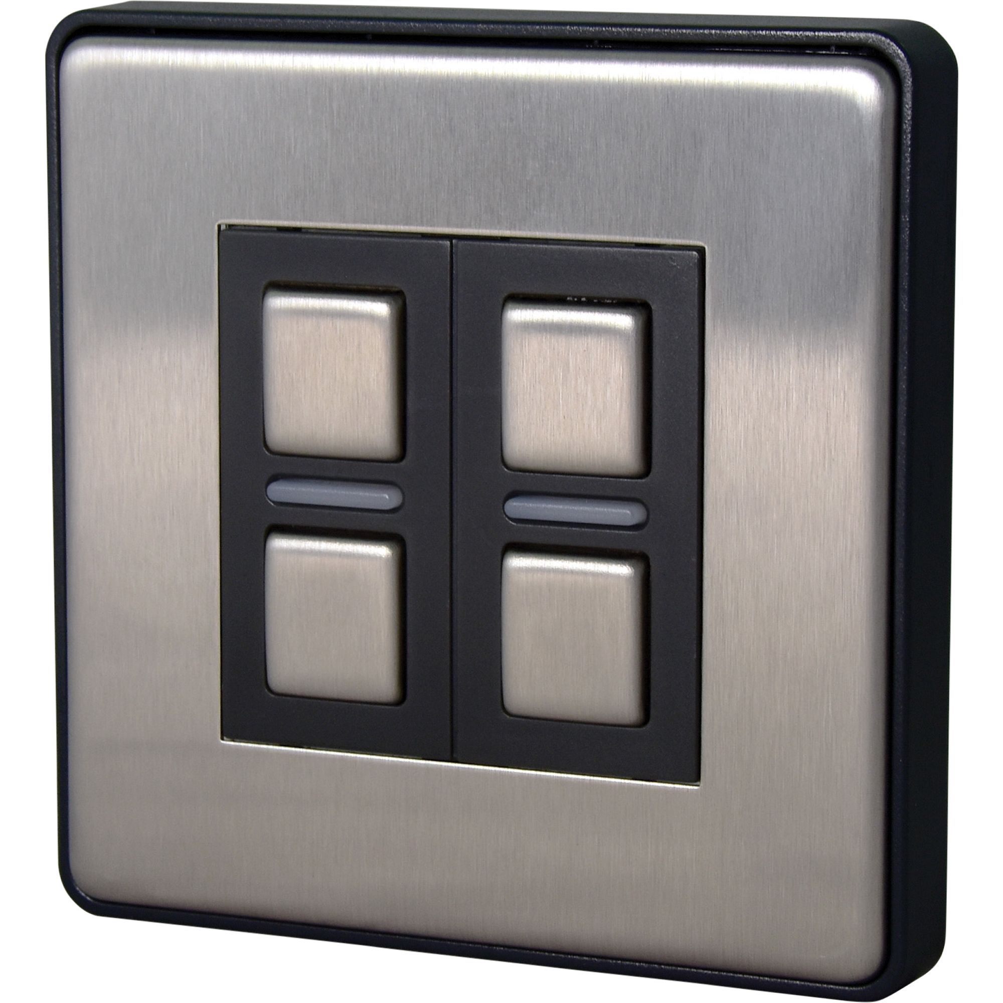 Lightwave 2 Way Brushed Smart Dimmer Switch Of 1 Departments Diy At Bandq