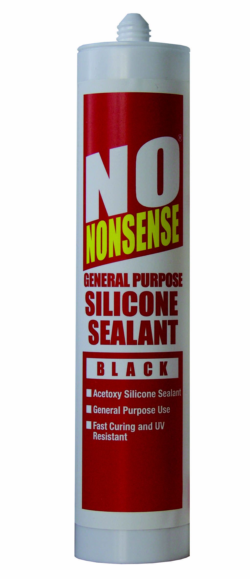 No Nonsense Black Silicone Sealant 310 ml Departments TradePoint