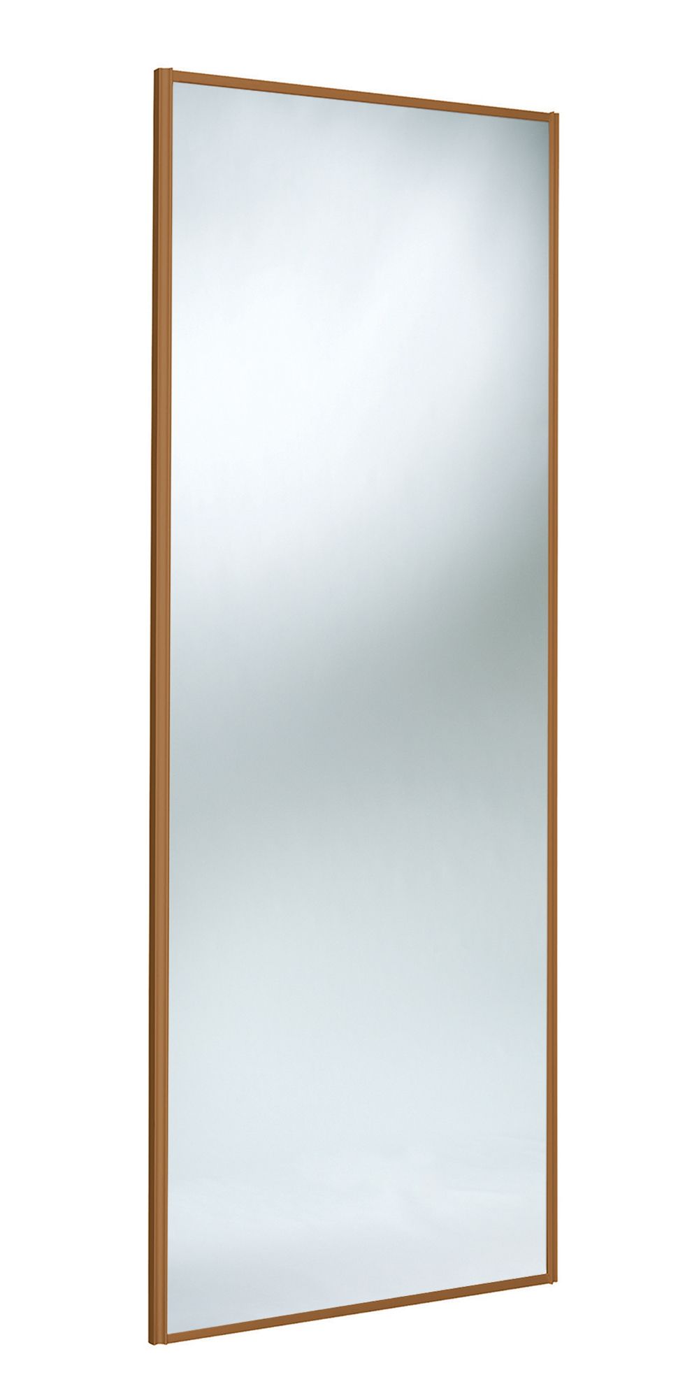 Panel Full Length Mirror Oak Effect Sliding Wardrobe Door (H)2220 mm (W