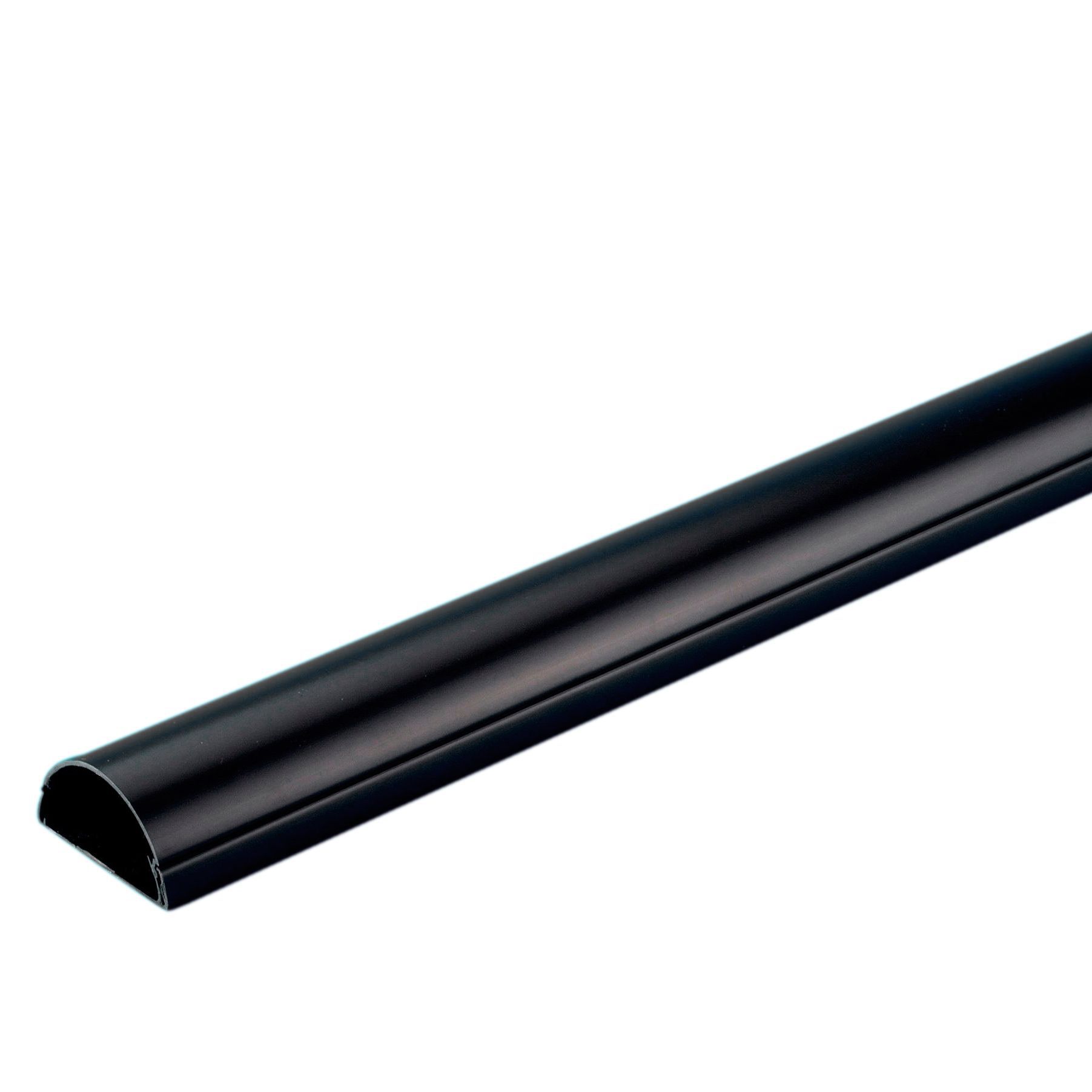 DLine Black Self Adhesive Trunking, Set Departments DIY at B&Q