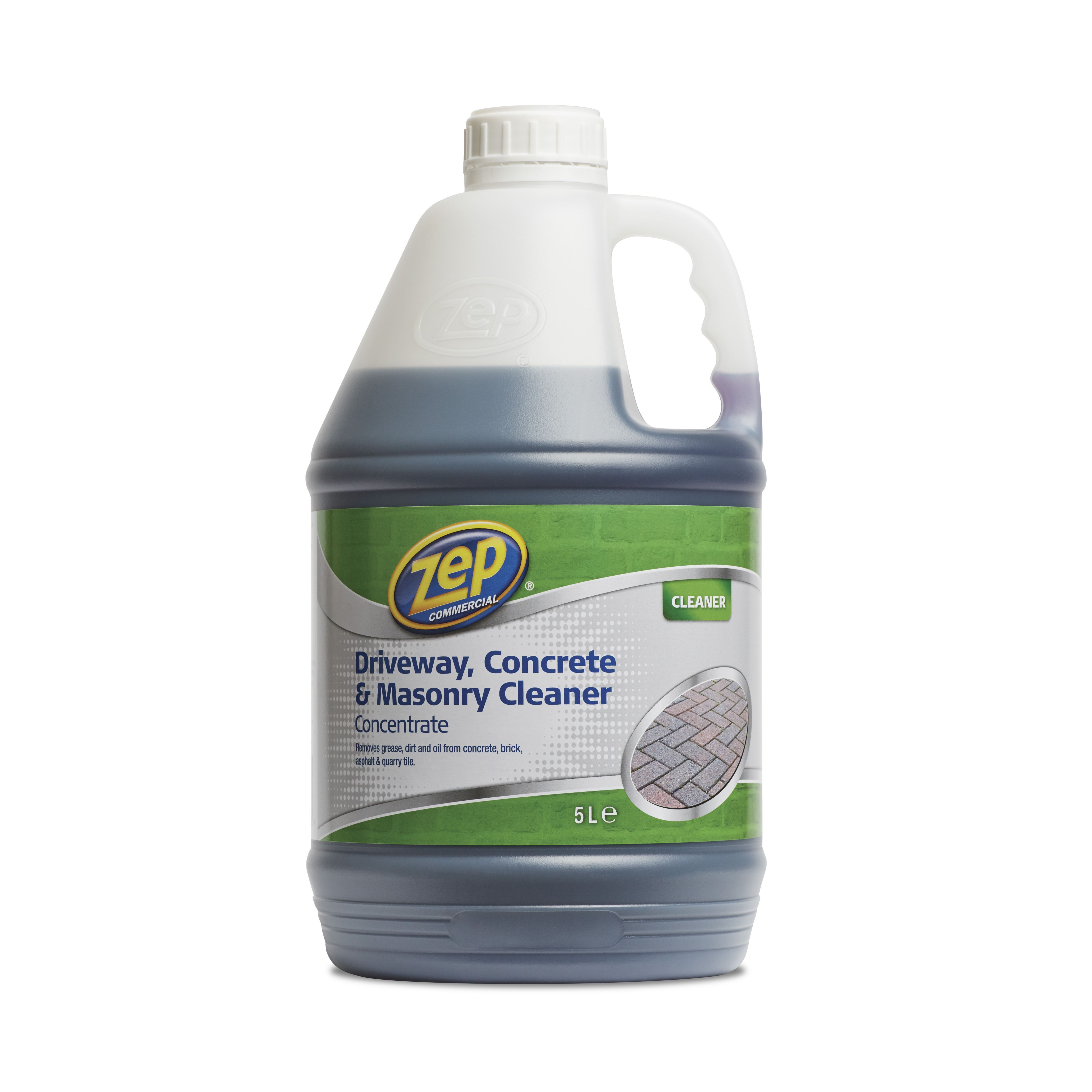 Zep Commercial Driveway, Concrete & Masonry Cleaner, 5000 ml