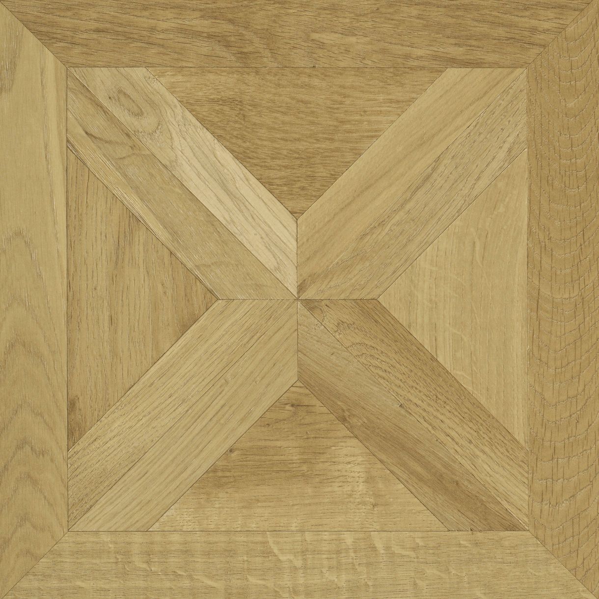 Staccato Natural Oak Parquet Effect Laminate Flooring 0.113 m² Sample