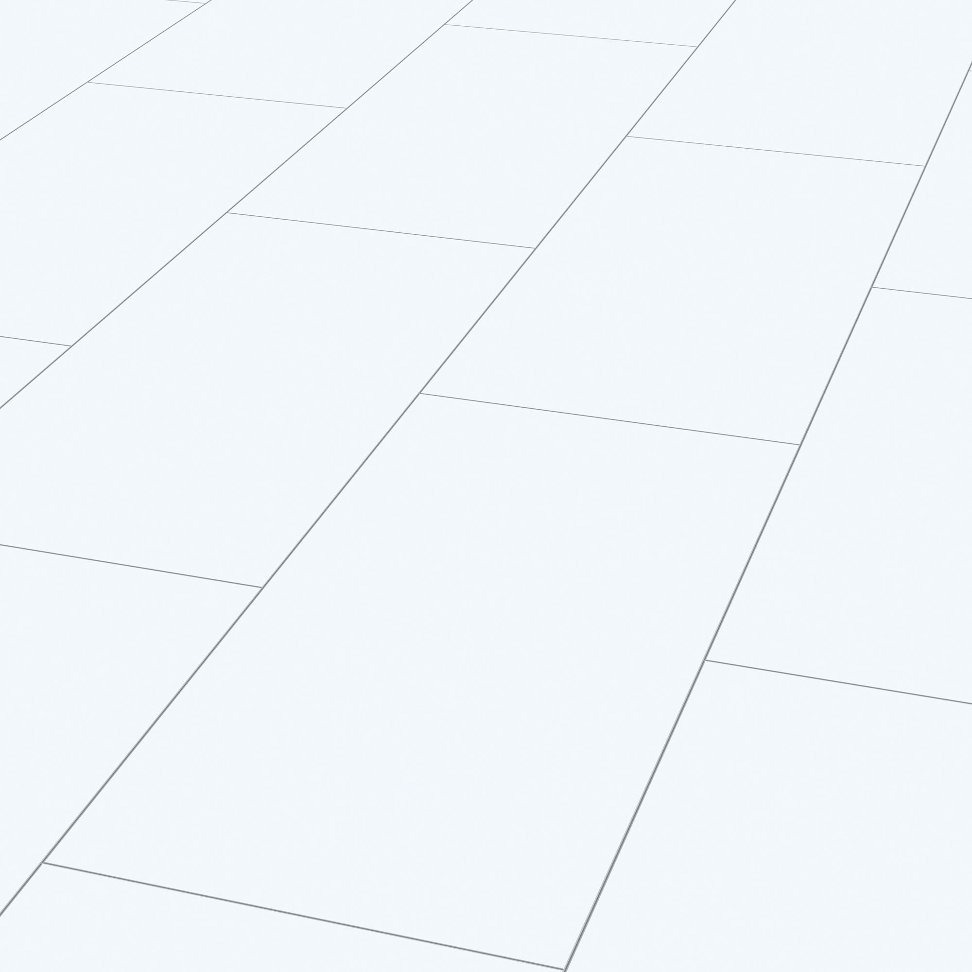 Falsetto White Tile Effect Laminate Flooring Sample Departments DIY at B&Q