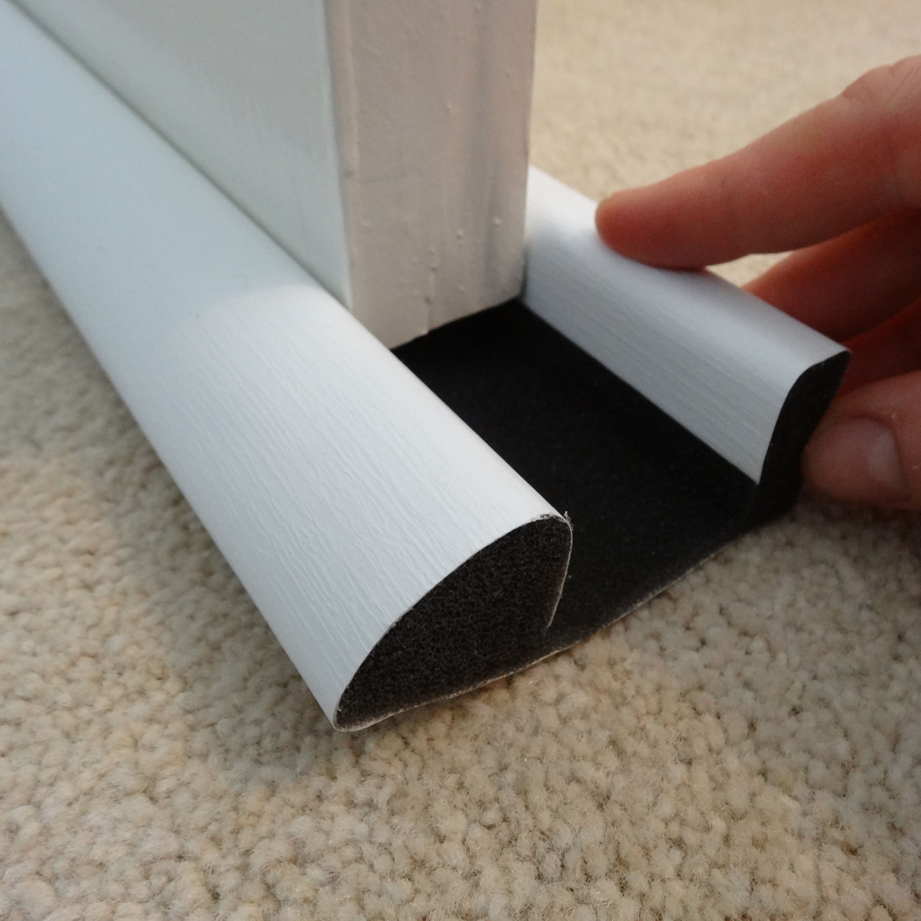 Diall Foam & PVC Covering Self Adhesive Draught Excluder, (L)914mm
