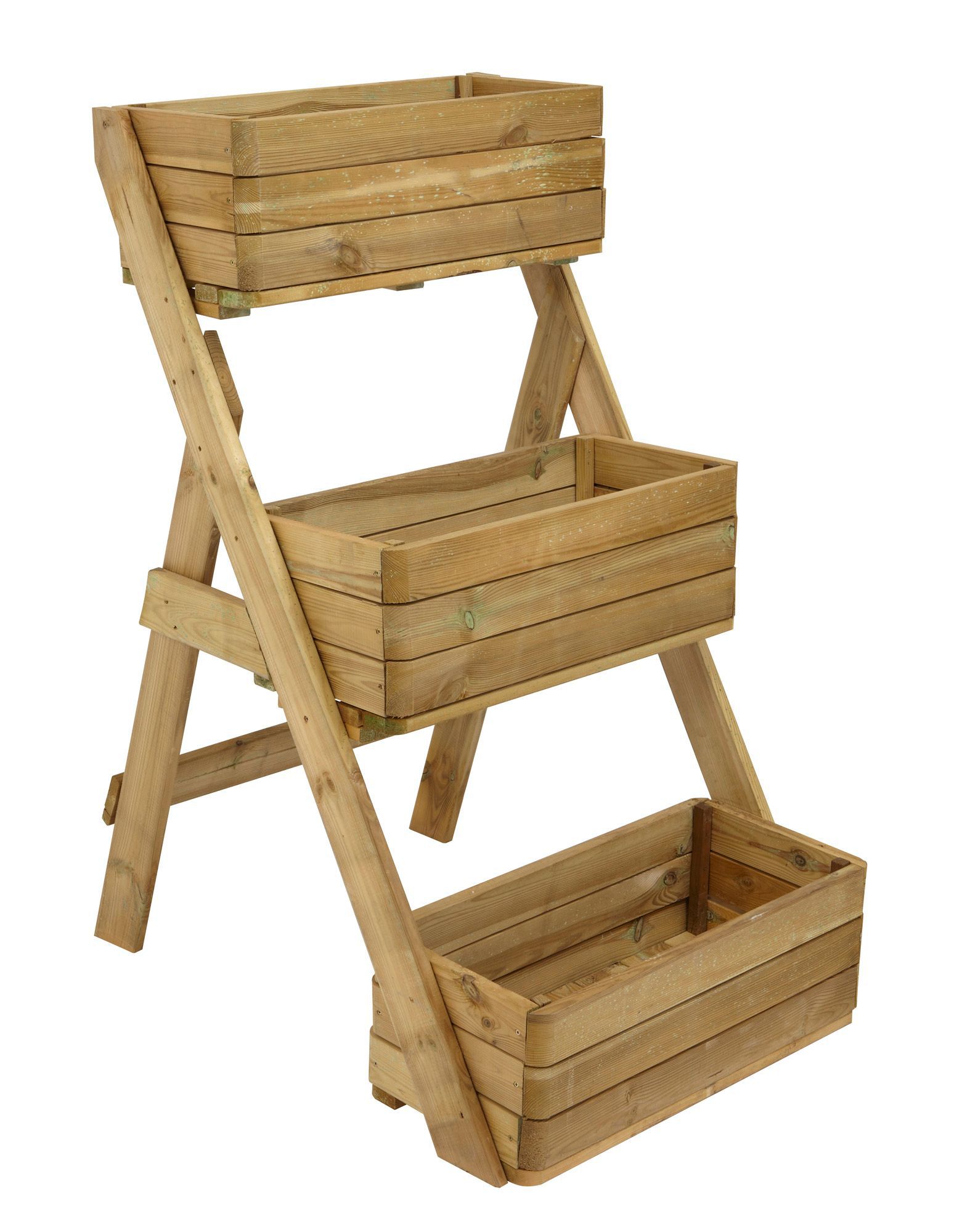 Wooden Natural Timber Planter (H)1210mm | Departments | DIY At B&Q