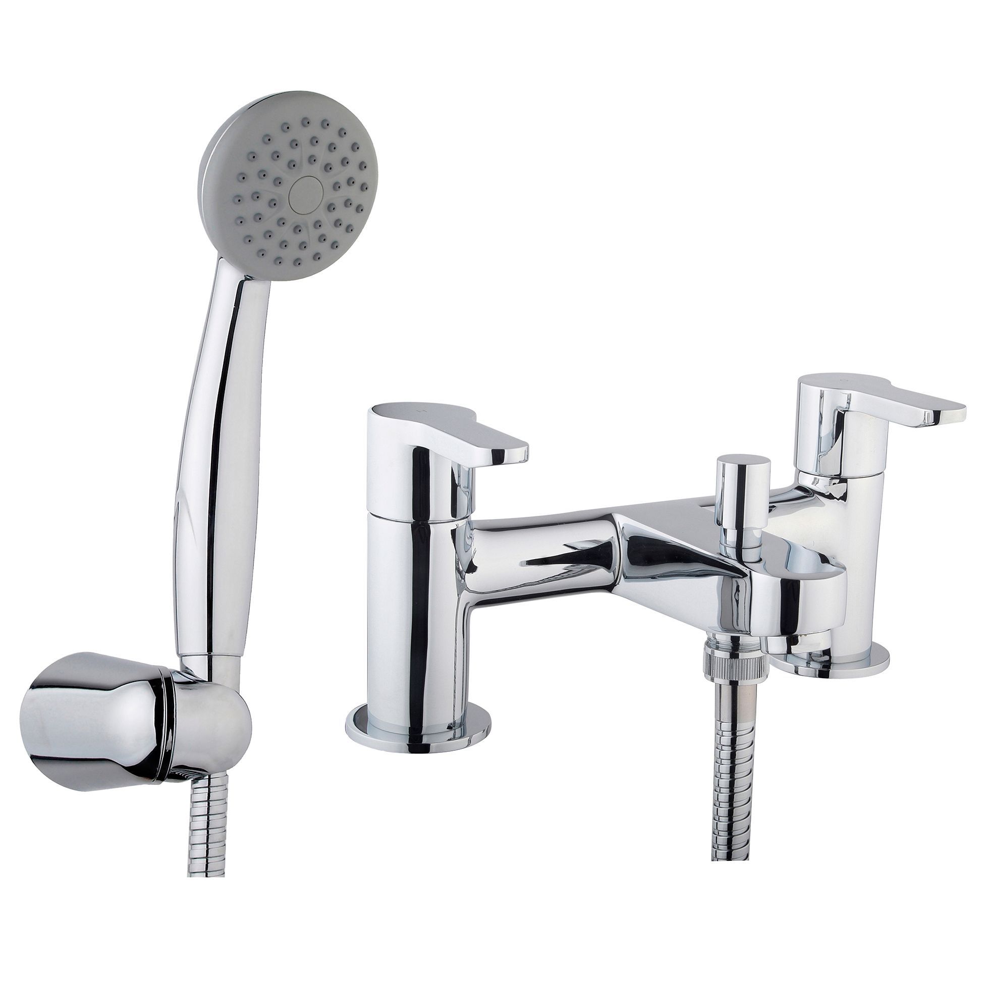 Cooke & Lewis Tahoe Chrome Bath Shower Mixer Tap Departments DIY at B&Q