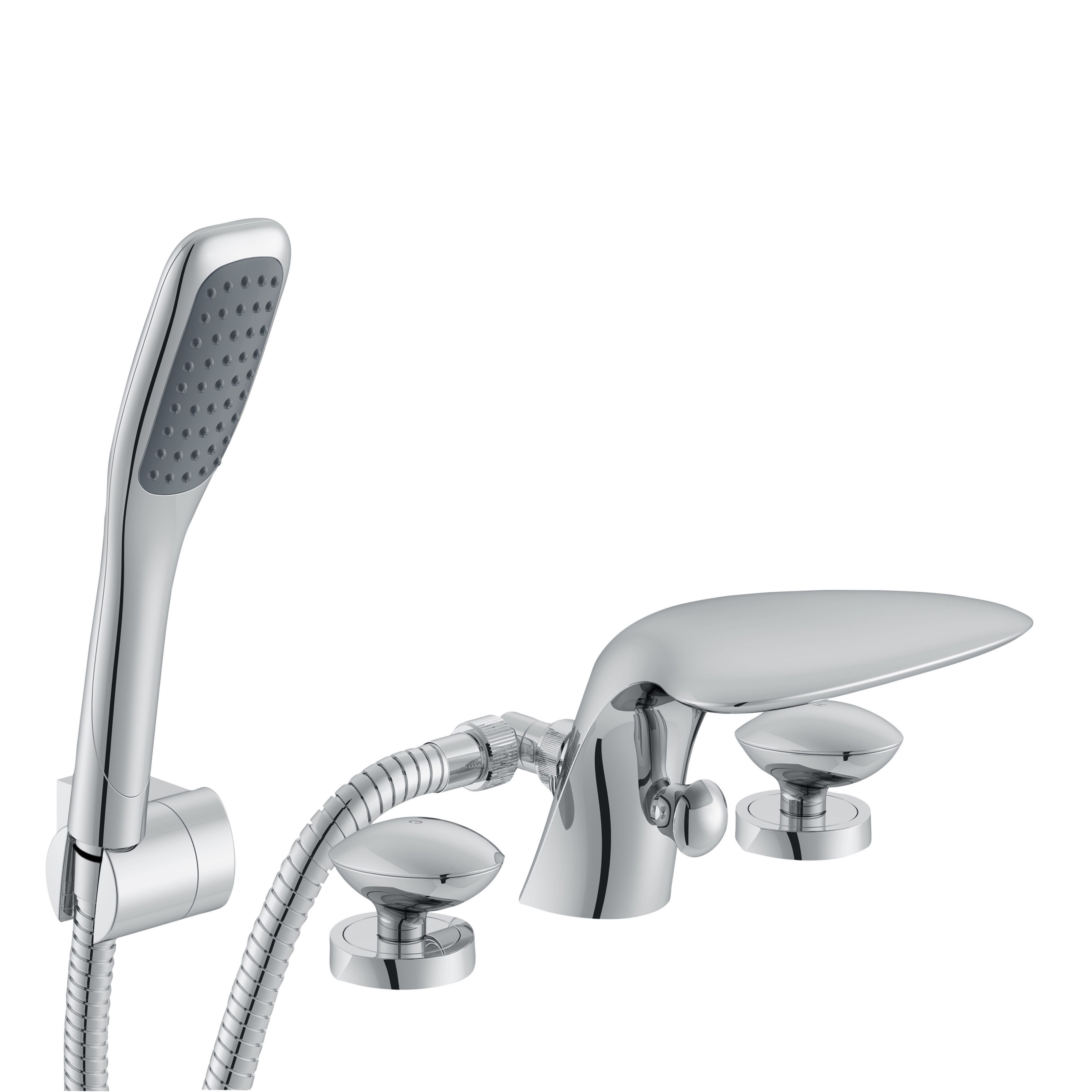 Cooke & Lewis Pebble Chrome Bath Shower Mixer Tap Departments DIY