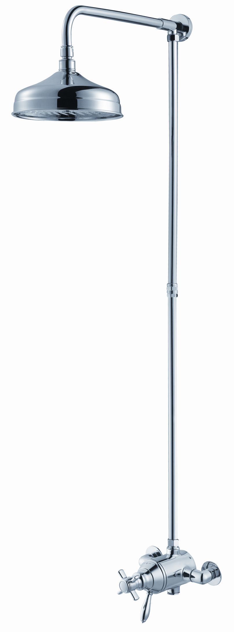 Cooke & Lewis Timeless Chrome Thermostatic Concentric Mixer Shower Departments DIY at B&Q