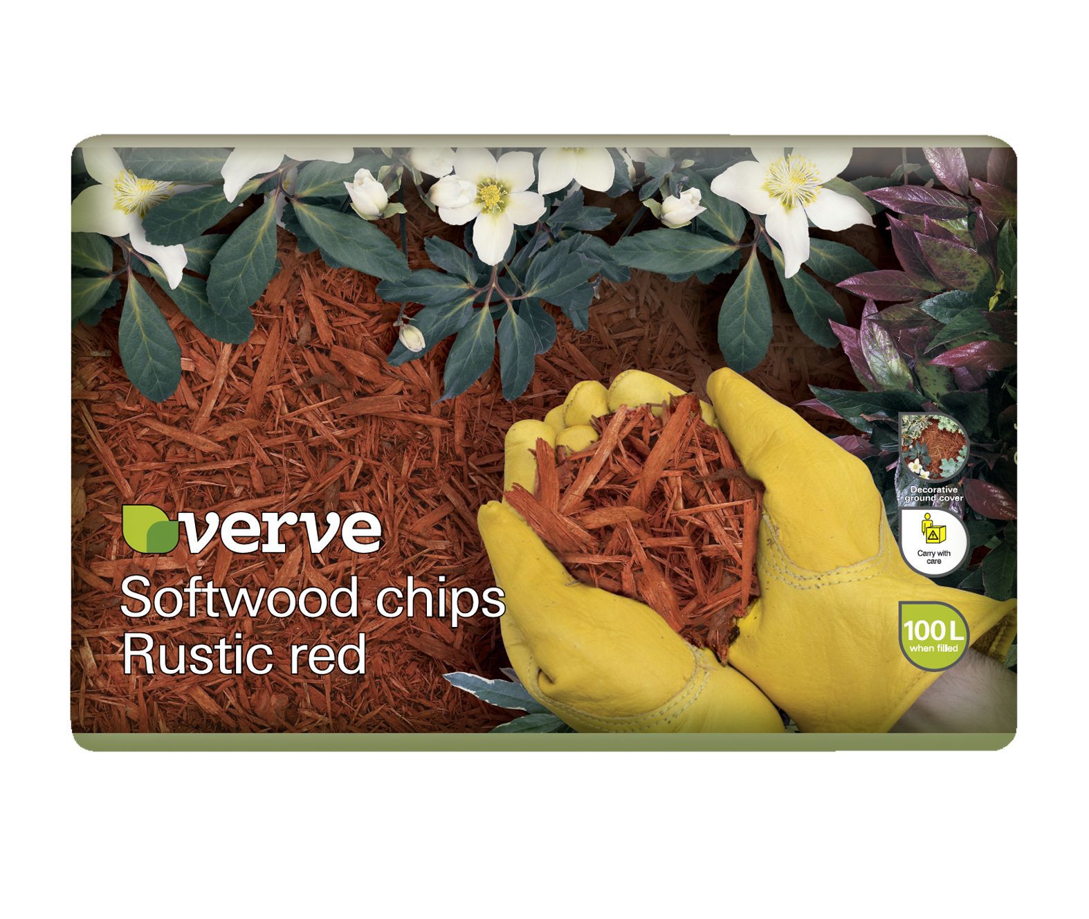 Verve Bark Chipping 100L Bulk Bag Departments DIY at B&Q