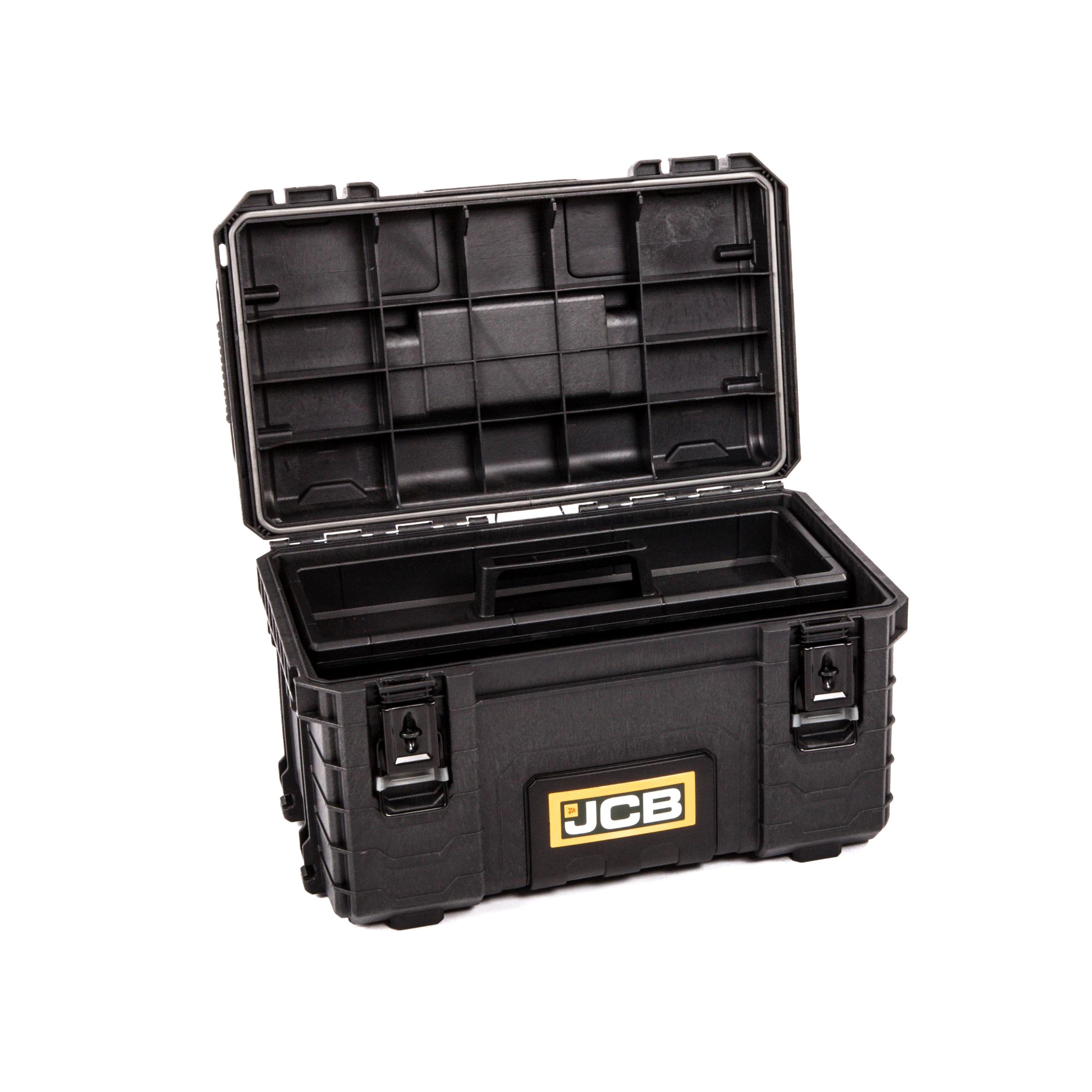 JCB 22" Medium Tool Box | Departments | DIY At B&Q