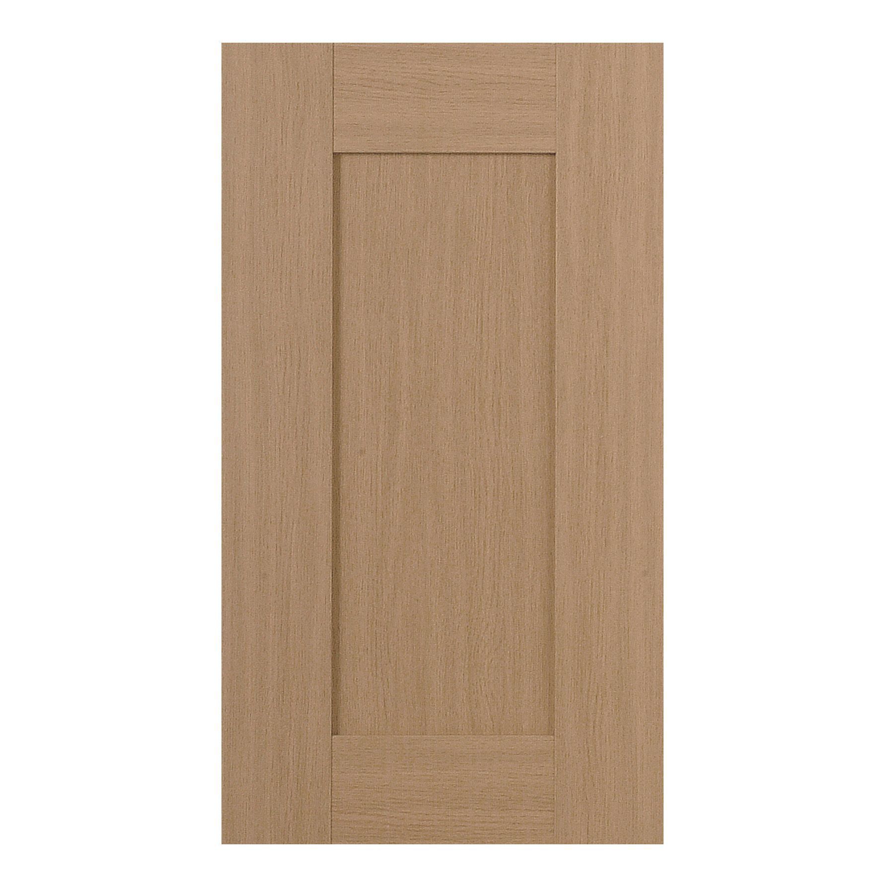 IT Kitchens Westleigh Textured Oak Effect Shaker Standard Door (W)400mm ...