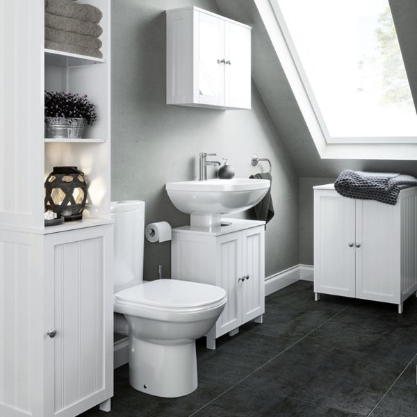 Free Standing Furniture Bathroom Cabinets Diy At B Amp Q