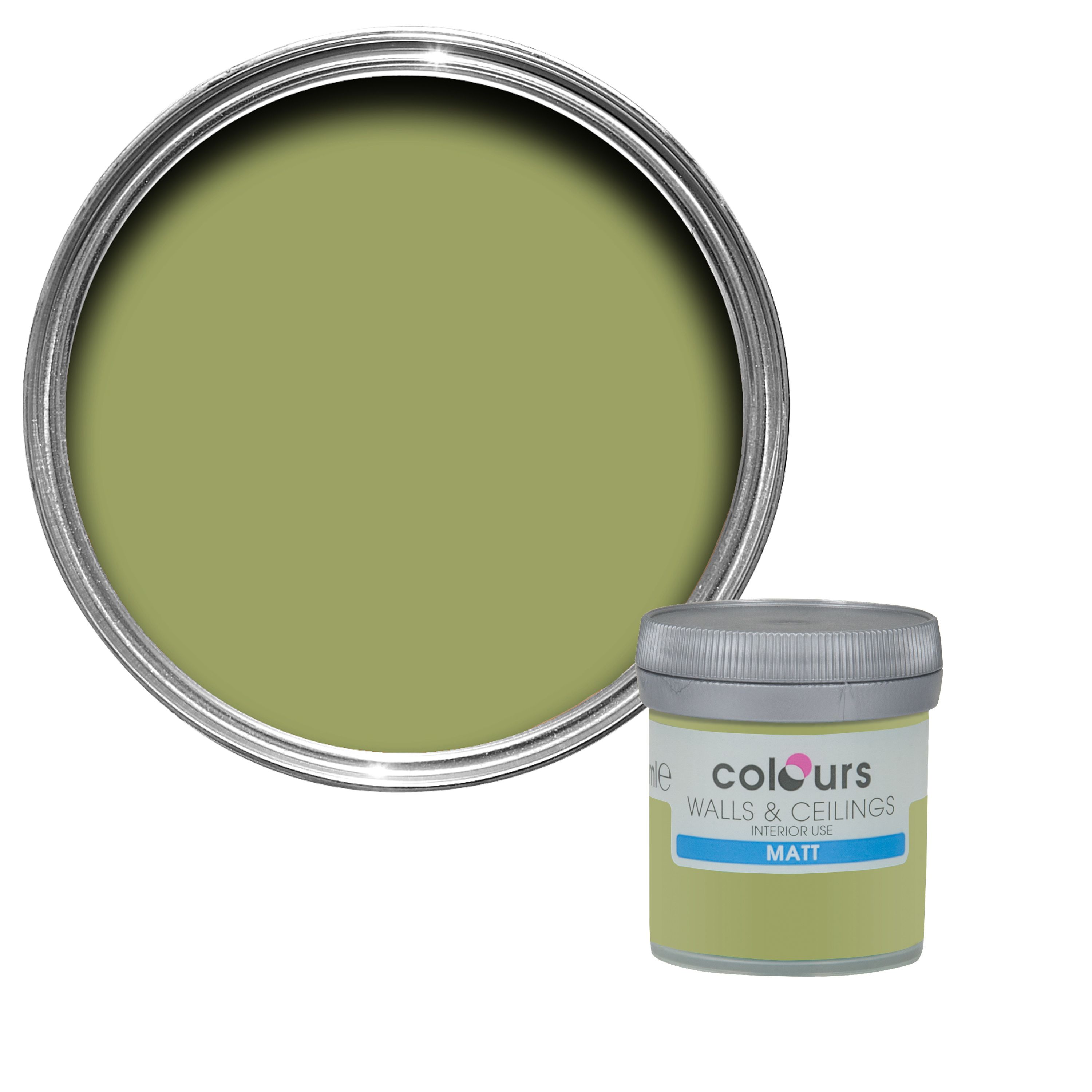 Colours Standard Village Green Matt Emulsion Paint 0.05L Tester Pot