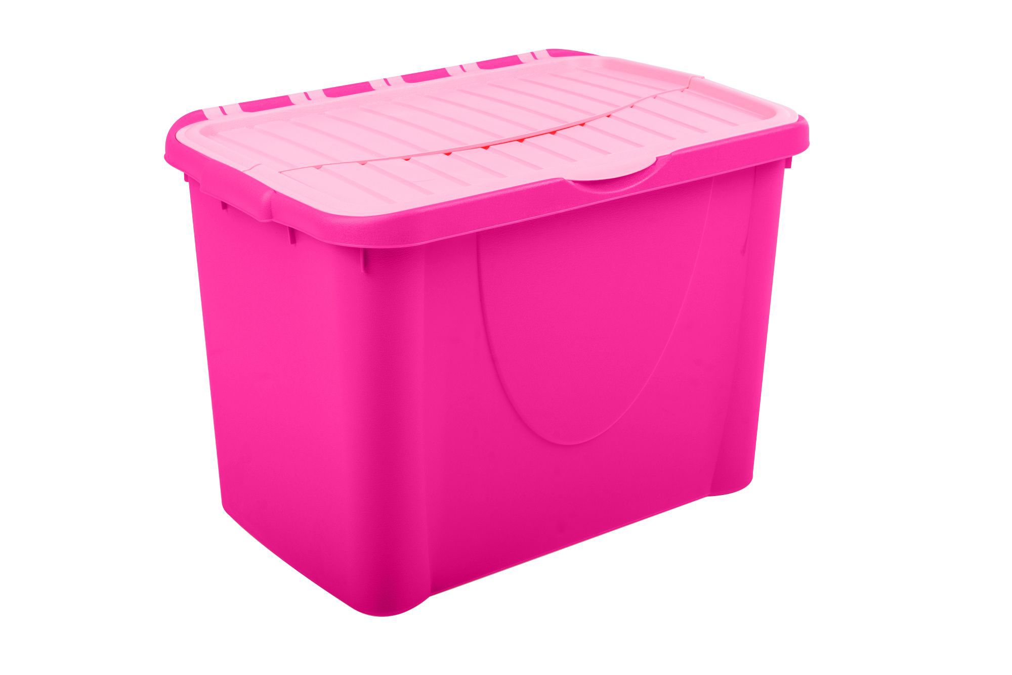 Form Storage Boxes Pink 60L Plastic Storage Box | Departments | DIY at B&Q