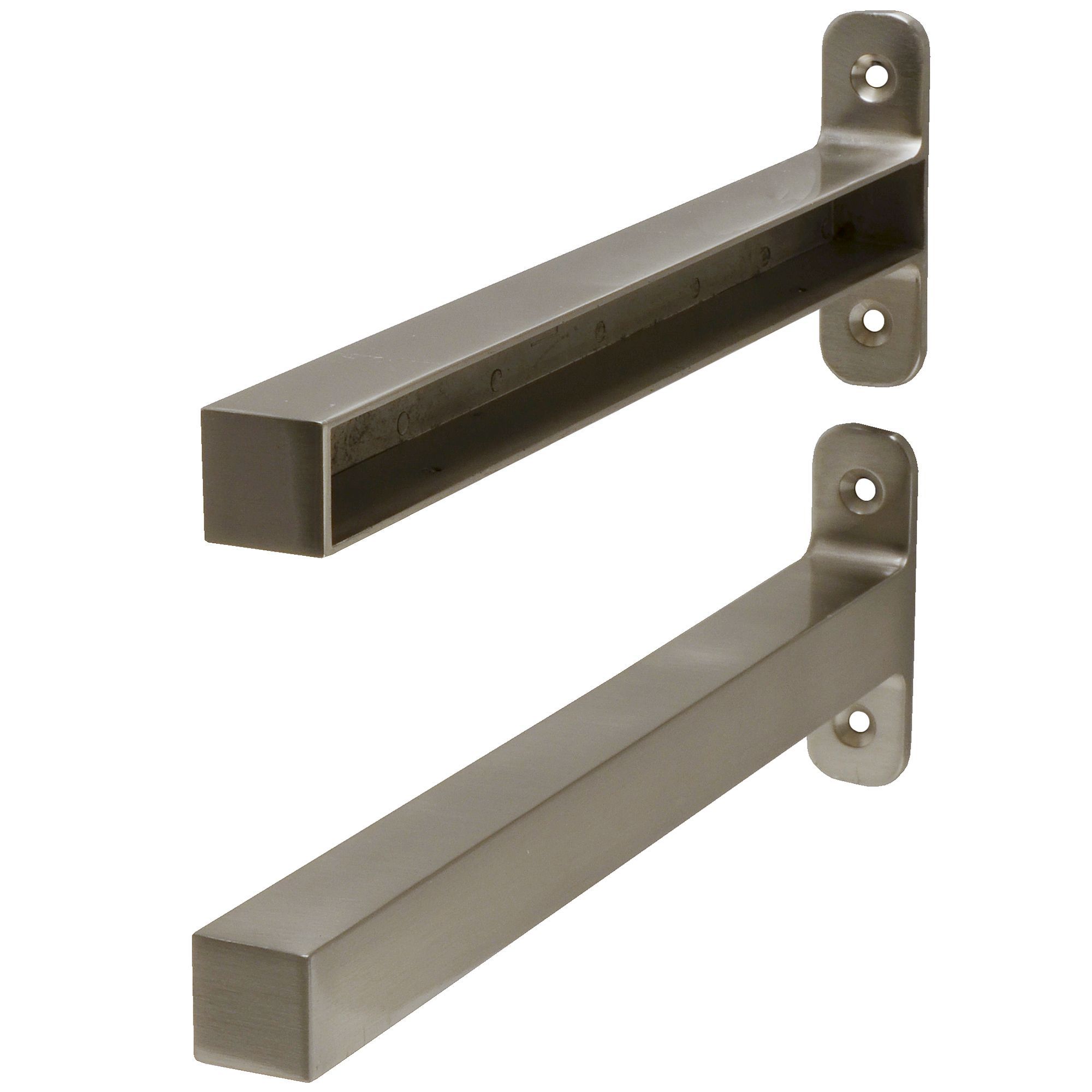 B&Q White Wood Shelf Brackets (D)300mm Departments DIY at B&Q