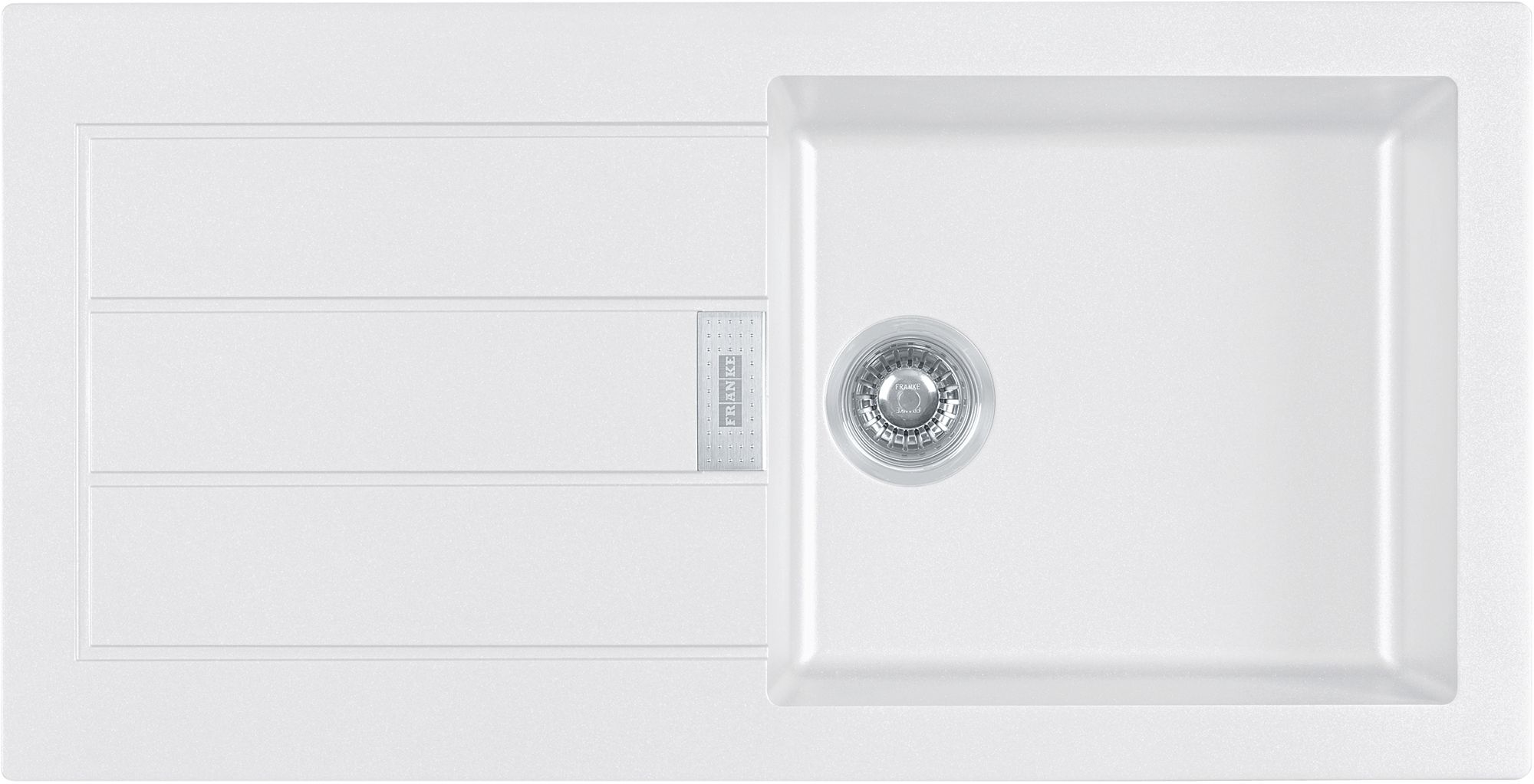 Franke Sirius 1 Bowl White Composite Single Kitchen Sink