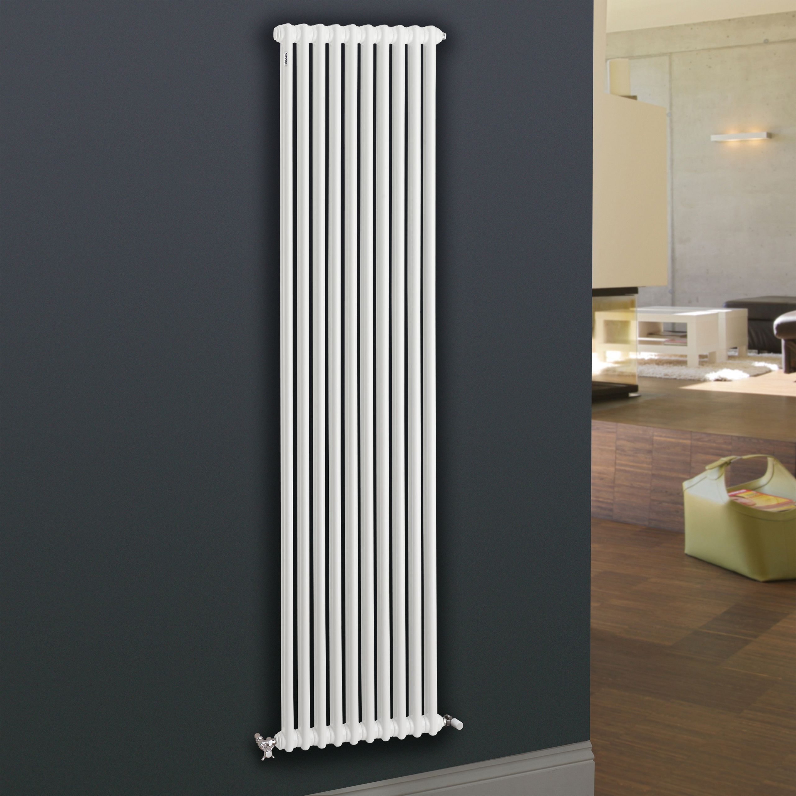 Acova 4 Column Radiator, White (W)812 Mm (H)600 Mm | Departments | DIY ...