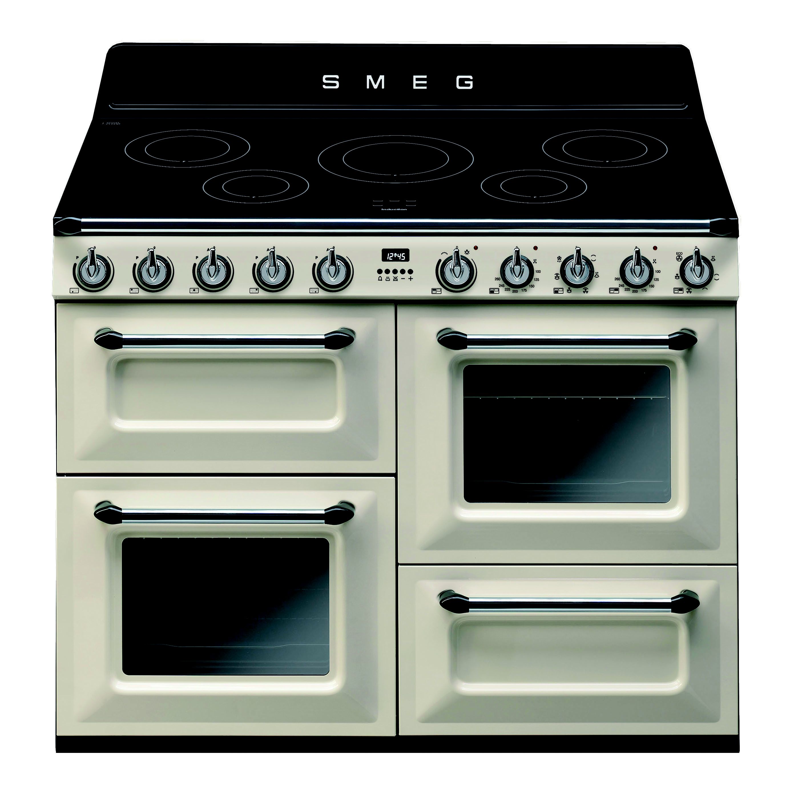 Smeg Freestanding Electric Range Cooker with Induction Hob, TR4110IP