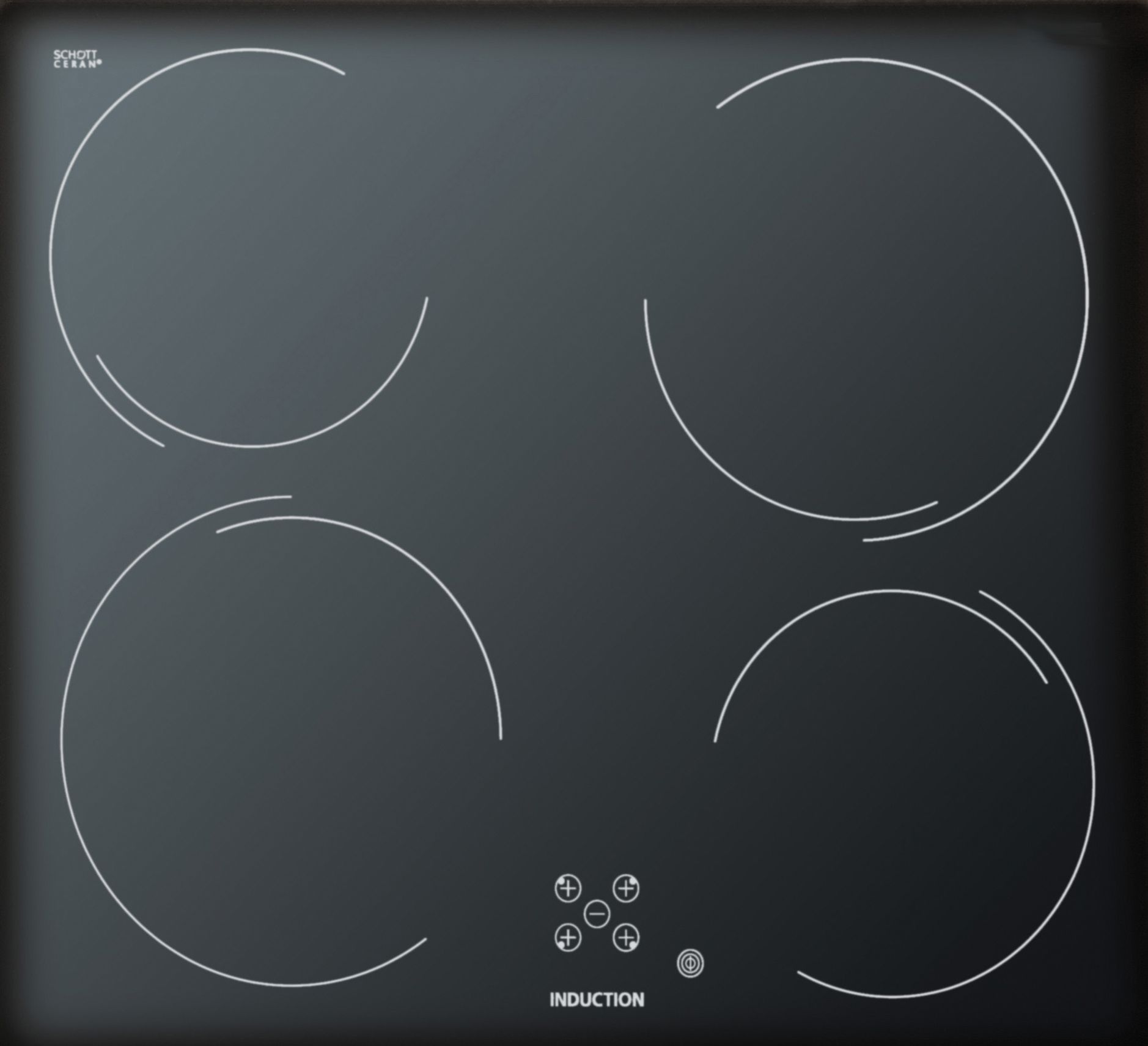 Cata 4 Burner Black Ceramic Electric Induction Hob Departments DIY