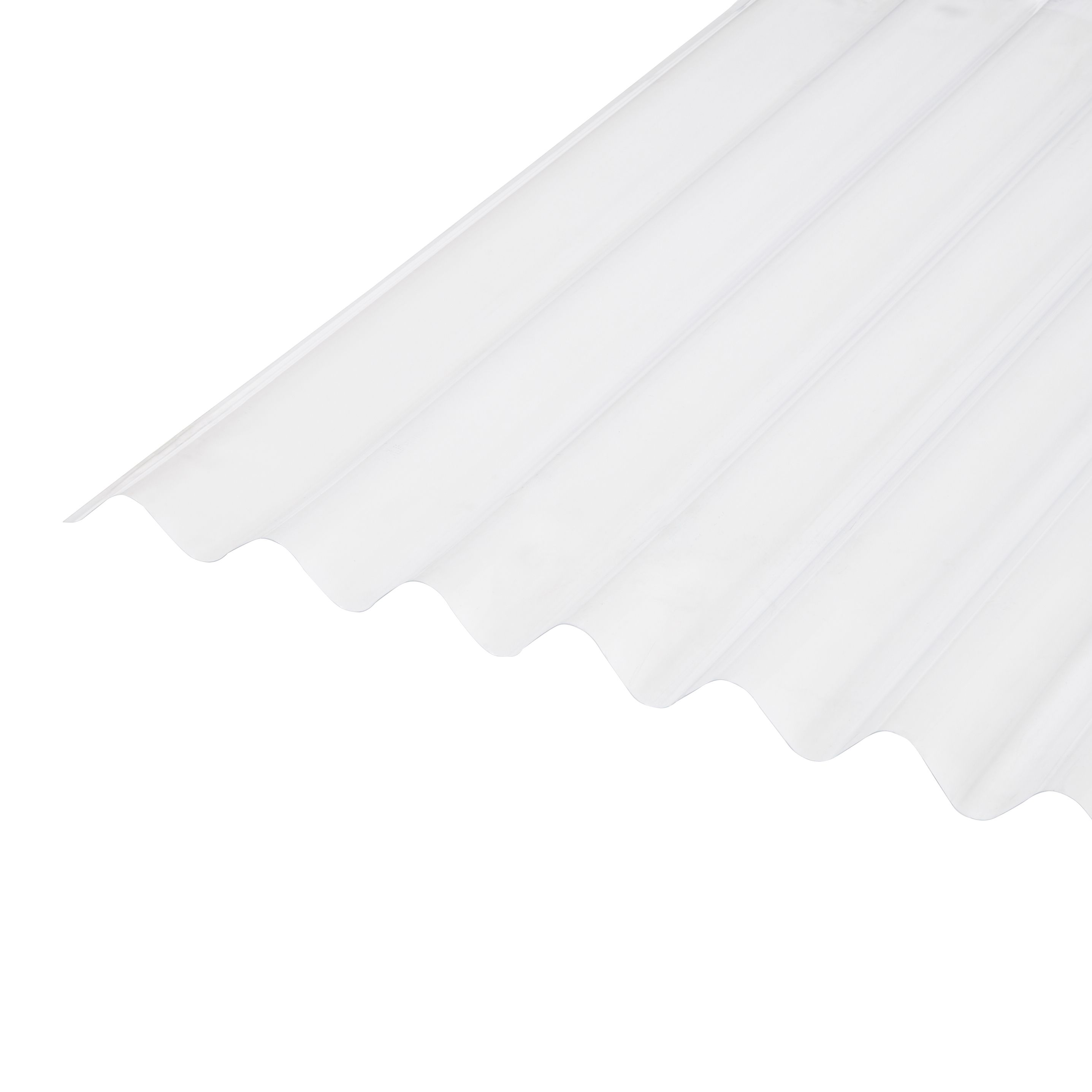 PVC Corrugated Roofing Sheet 2m x 950mm Departments DIY at B&Q