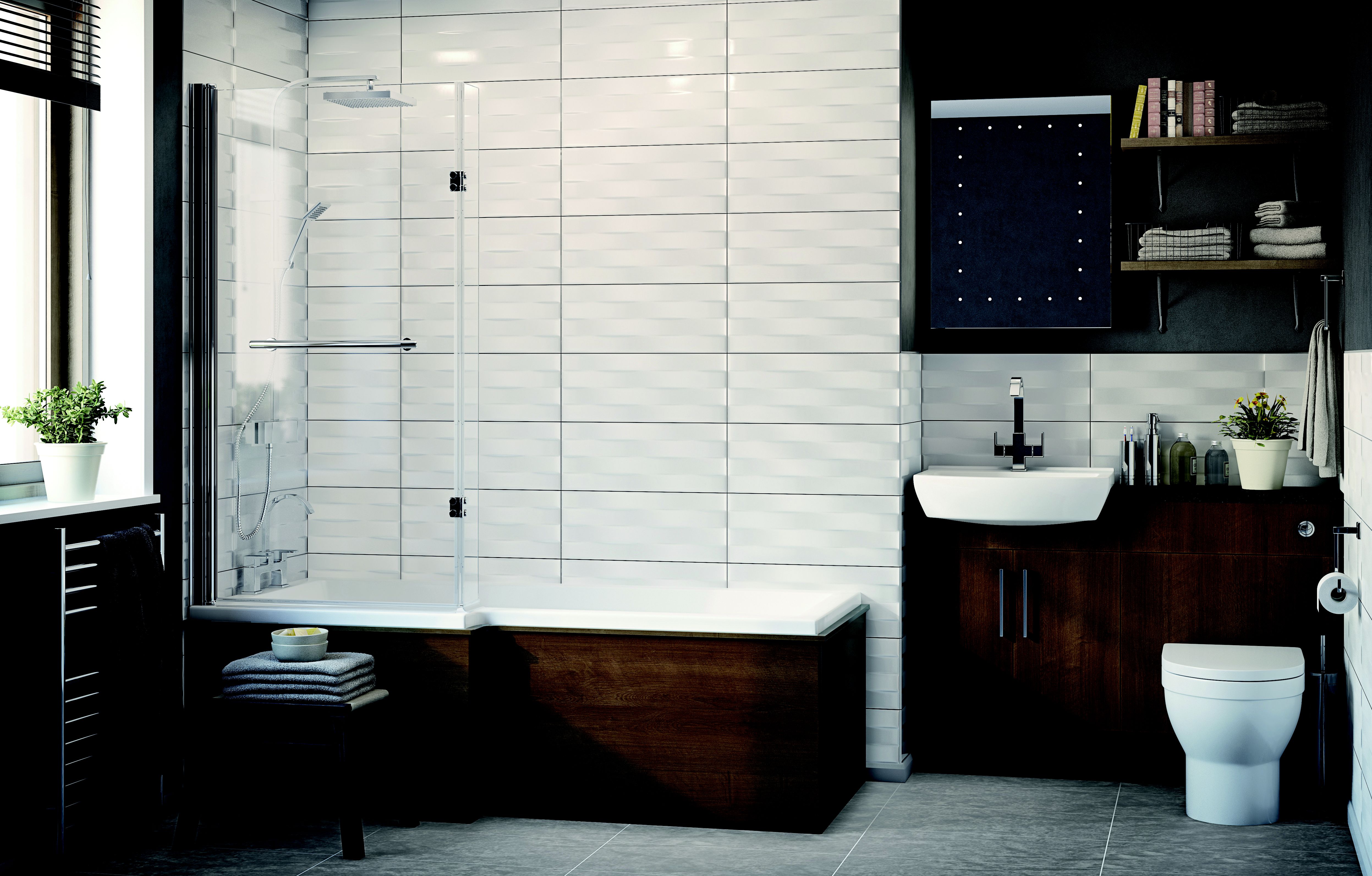 Luciana Cooke & Lewis Bathroom Suites DIY at B&Q