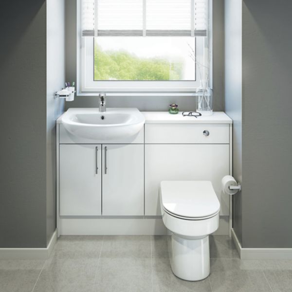 Free Standing Furniture Bathroom Cabinets Diy At B Amp Q