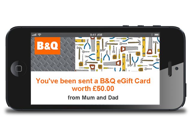 Gift cards | DIY at B&amp;Q