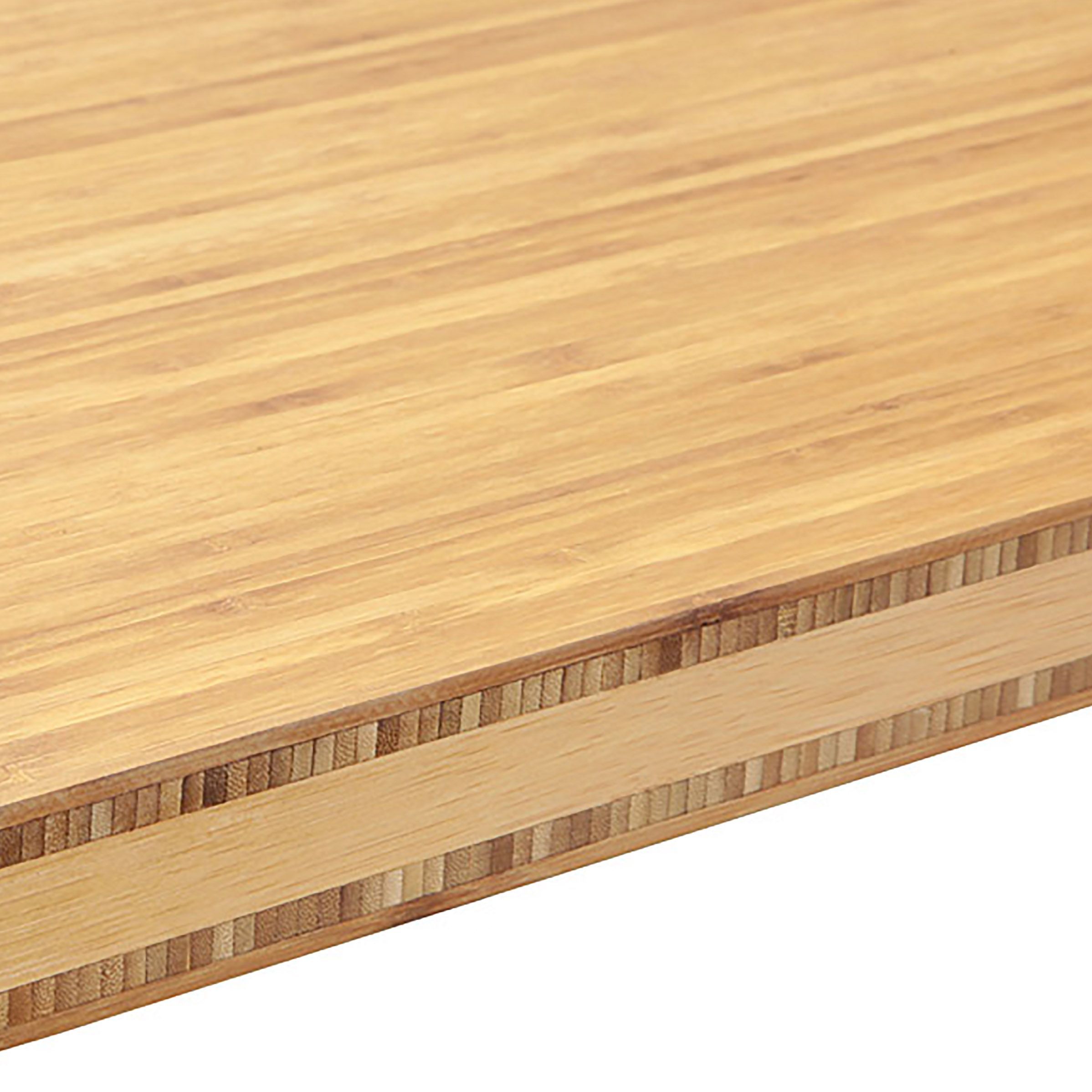 40mm IT Kitchens Bamboo Bamboo Square Edge Kitchen Island Worktop (L
