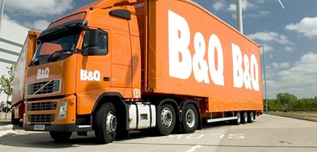 B&Q lorry