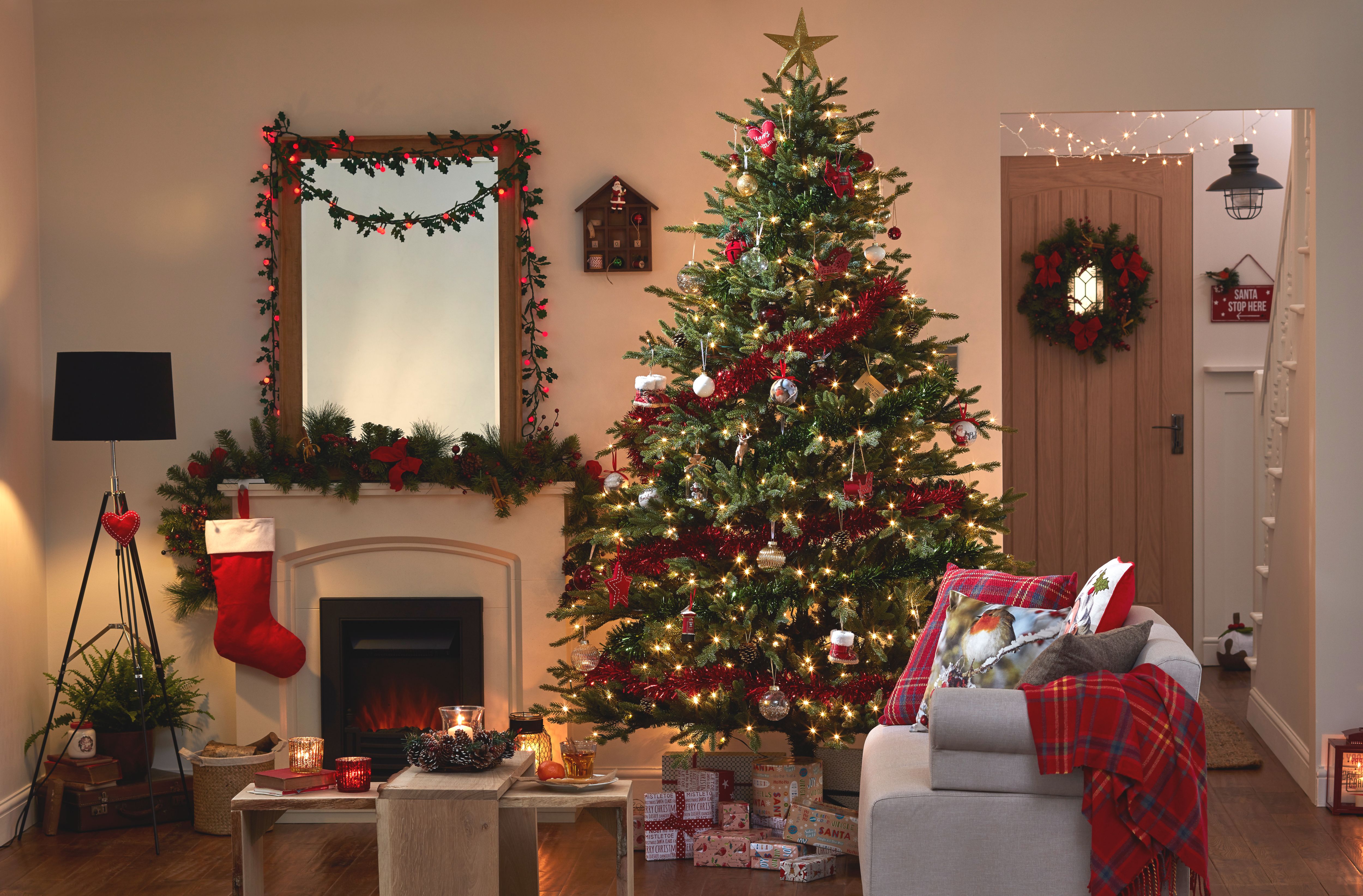 Traditional Christmas Trees & Decorations DIY at B&Q