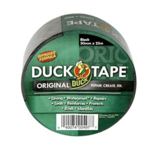 Image of Duck Black Duct Tape (L)25m (W)50mm