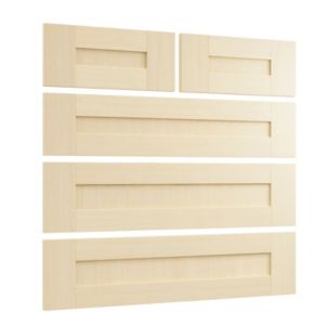 Maple Effect 2 over 3 Drawer Chest