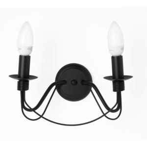 Vas 2 Lamp Candle Double Wall Light