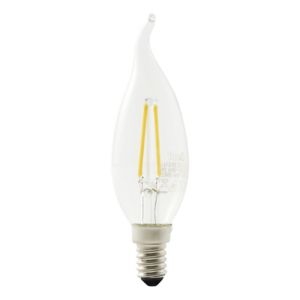 Image of Diall E14 3W 250lm Bent tip candle Warm white LED Light bulb
