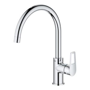 Image of Grohe Start loop Chrome effect Kitchen Deck Mixer tap