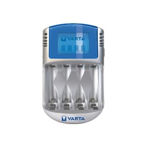 Image of Varta Battery charger with batteries with 4x AA pre-charged Ni-MH 2600 mAh batteries 1x car adaptor