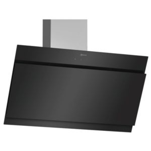 Neff D95IHM1S0B Black Glass & stainless steel Chimney Cooker hood  (W)89cm