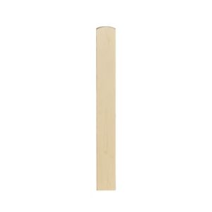 Image of Natural Pine Square Newel base (H)700mm (W)82mm