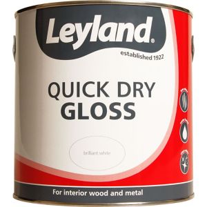 Image of Leyland White Gloss Metal & wood paint 2.5L