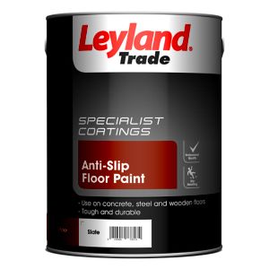 Image of Leyland Trade Slate Semi-gloss Floor paint 5L