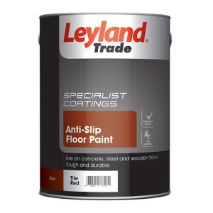 Image of Leyland Trade Tile red Semi-gloss Floor paint 5L