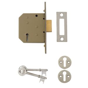Image of Yale 64mm Polished Chrome-plated Metal 3 lever Deadlock
