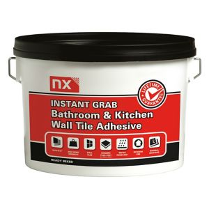 Image of NX Instant grab Ready mixed Off white Wall Tile Adhesive 2.5kg
